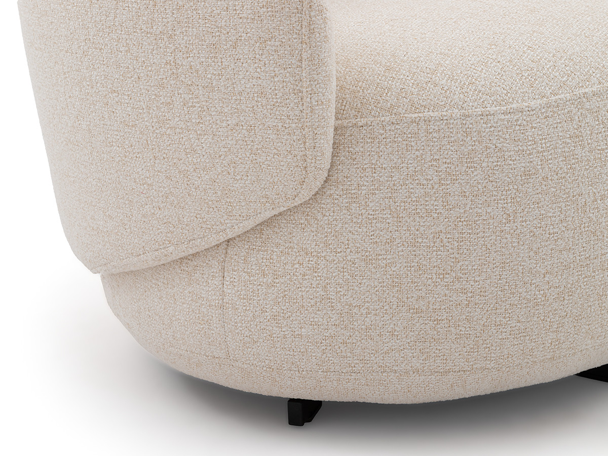 Fauteuil pivotant LEXIE tissu chiné
