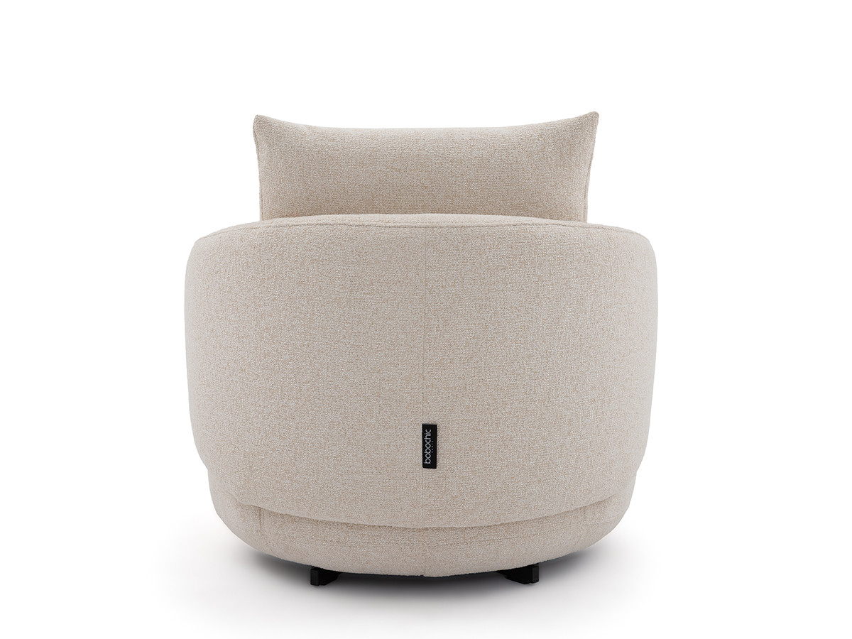 Fauteuil pivotant LEXIE tissu chiné