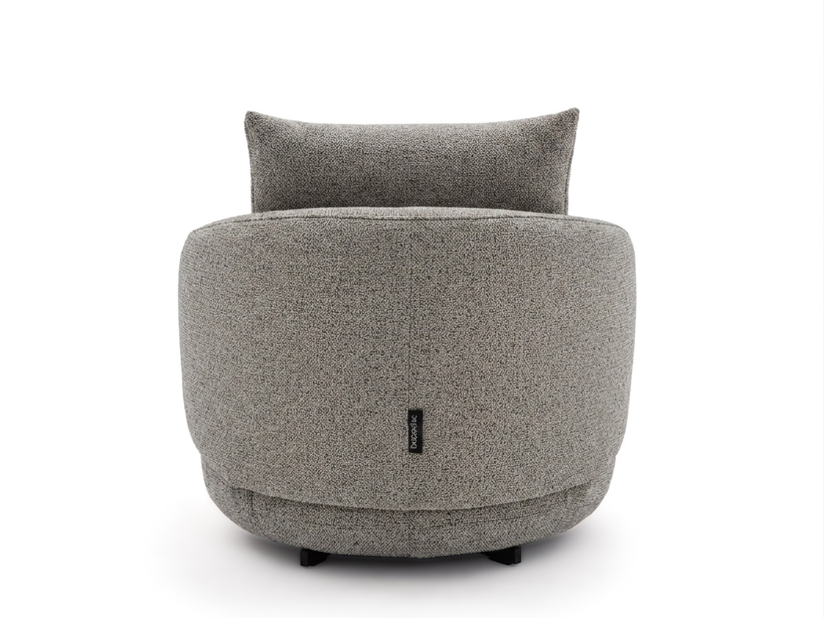 Draaifauteuil LEXIE van gemêleerde stof