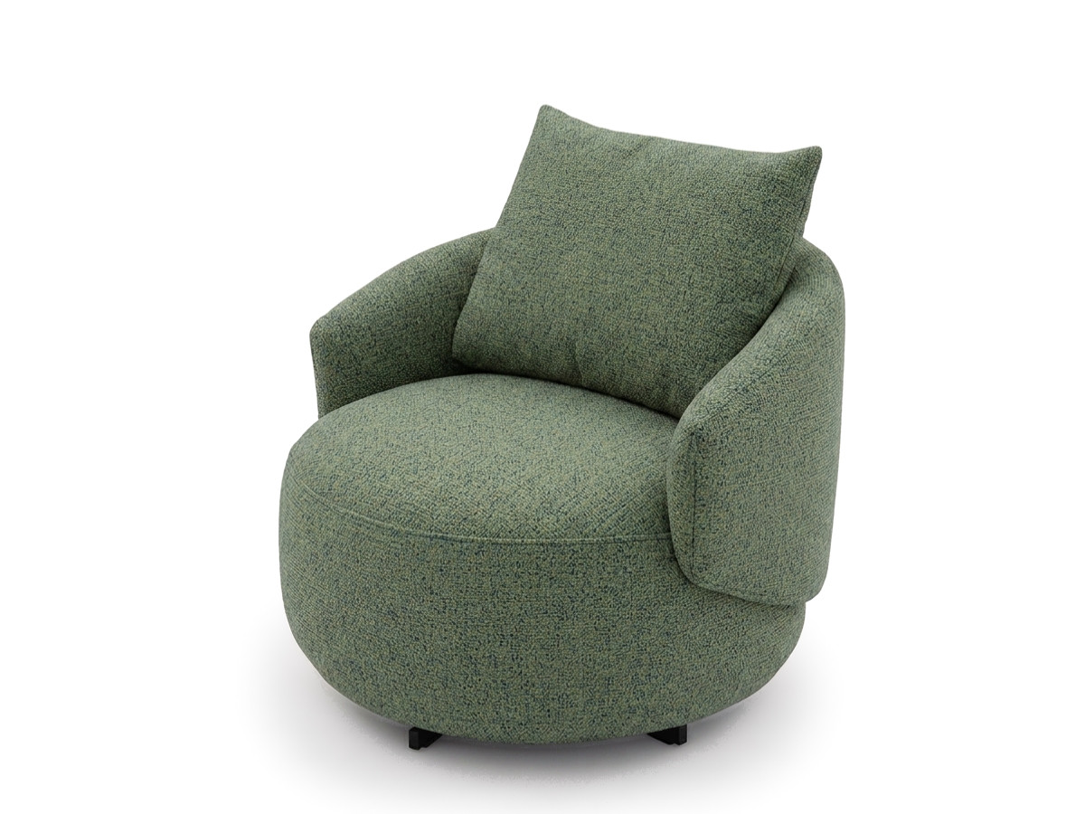 Draaifauteuil LEXIE van gemêleerde stof