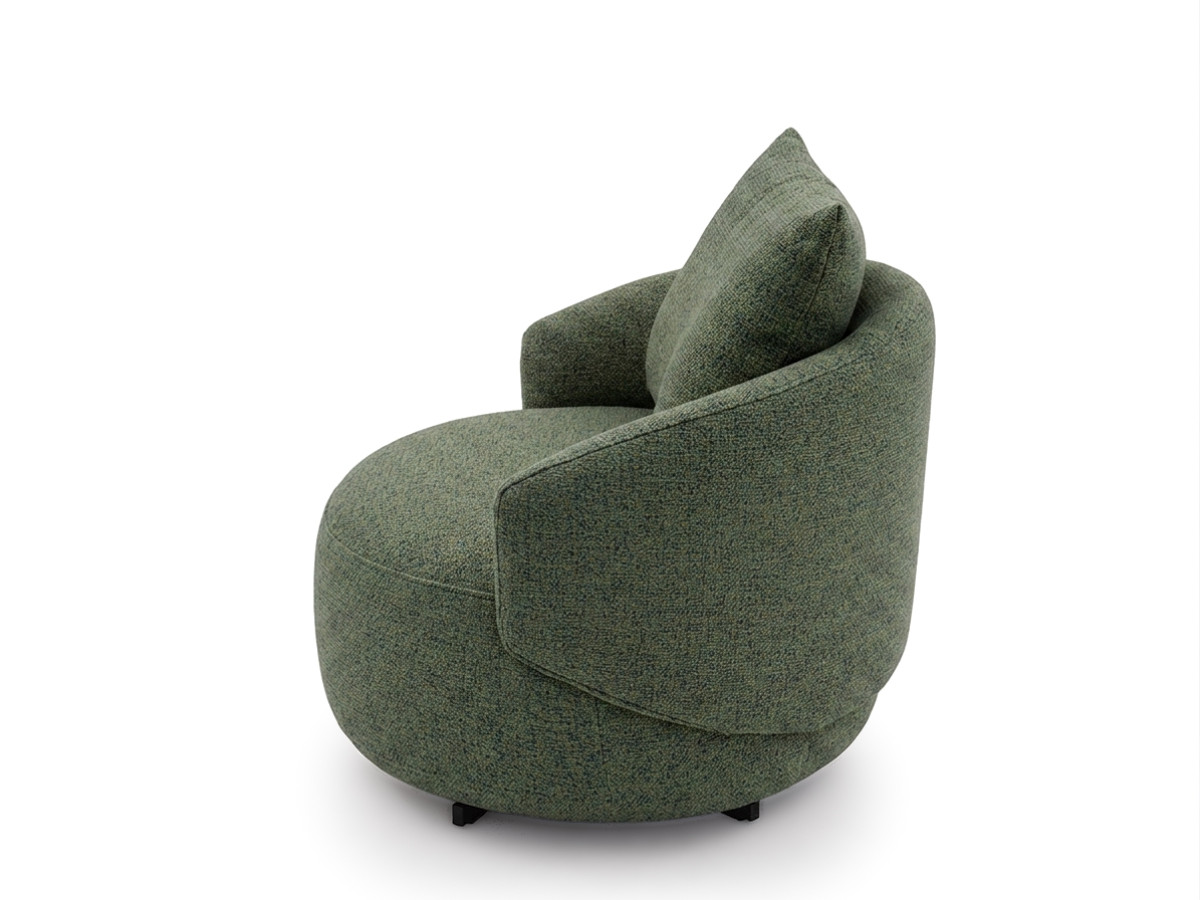 Draaifauteuil LEXIE van gemêleerde stof