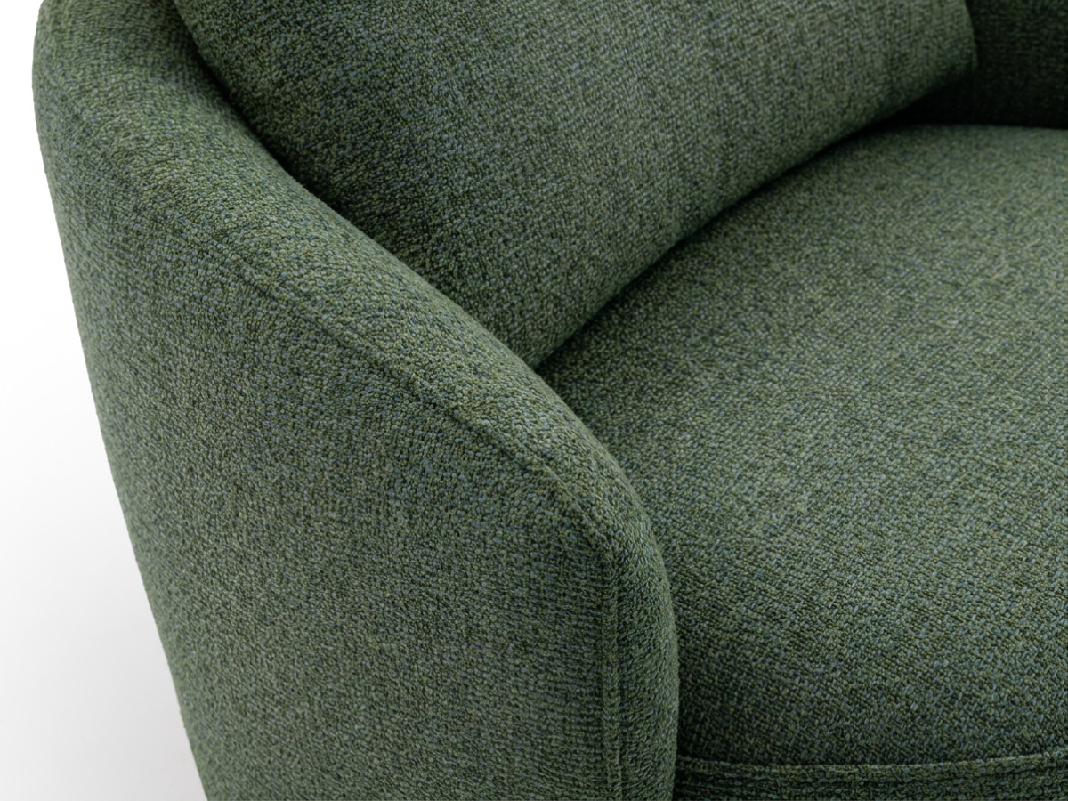 Draaifauteuil LEXIE van gemêleerde stof