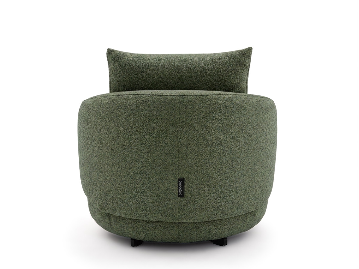 Draaifauteuil LEXIE van gemêleerde stof