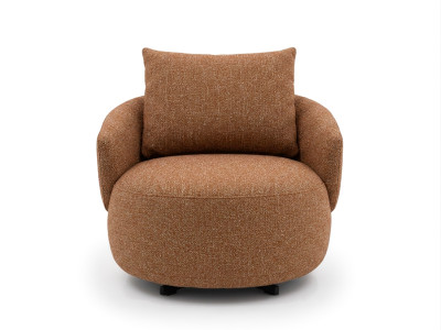 Fauteuil pivotant LEXIE tissu chiné