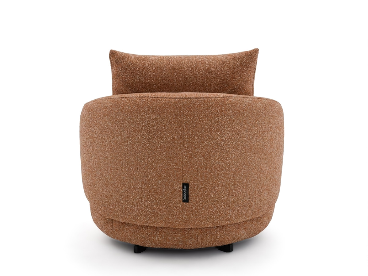 Draaifauteuil LEXIE van gemêleerde stof