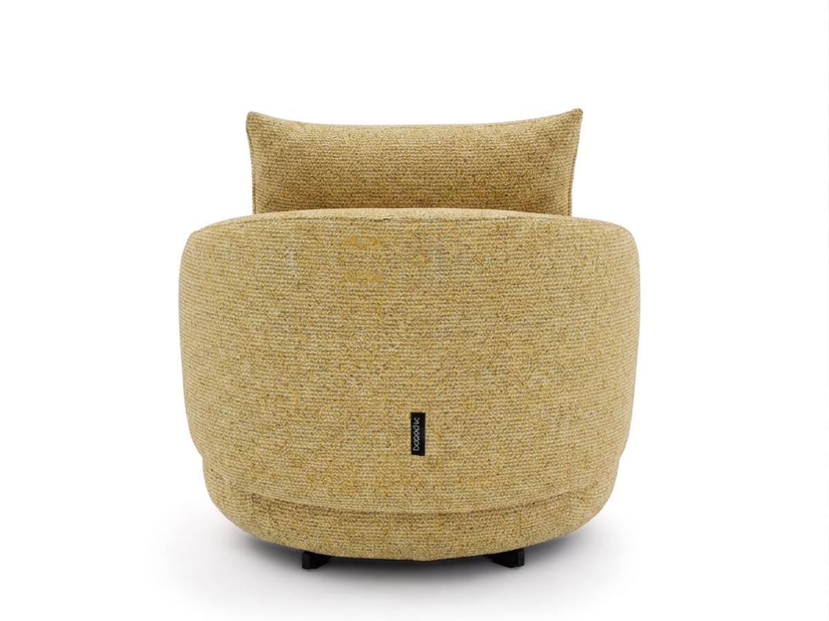Draaifauteuil LEXIE van gemêleerde stof
