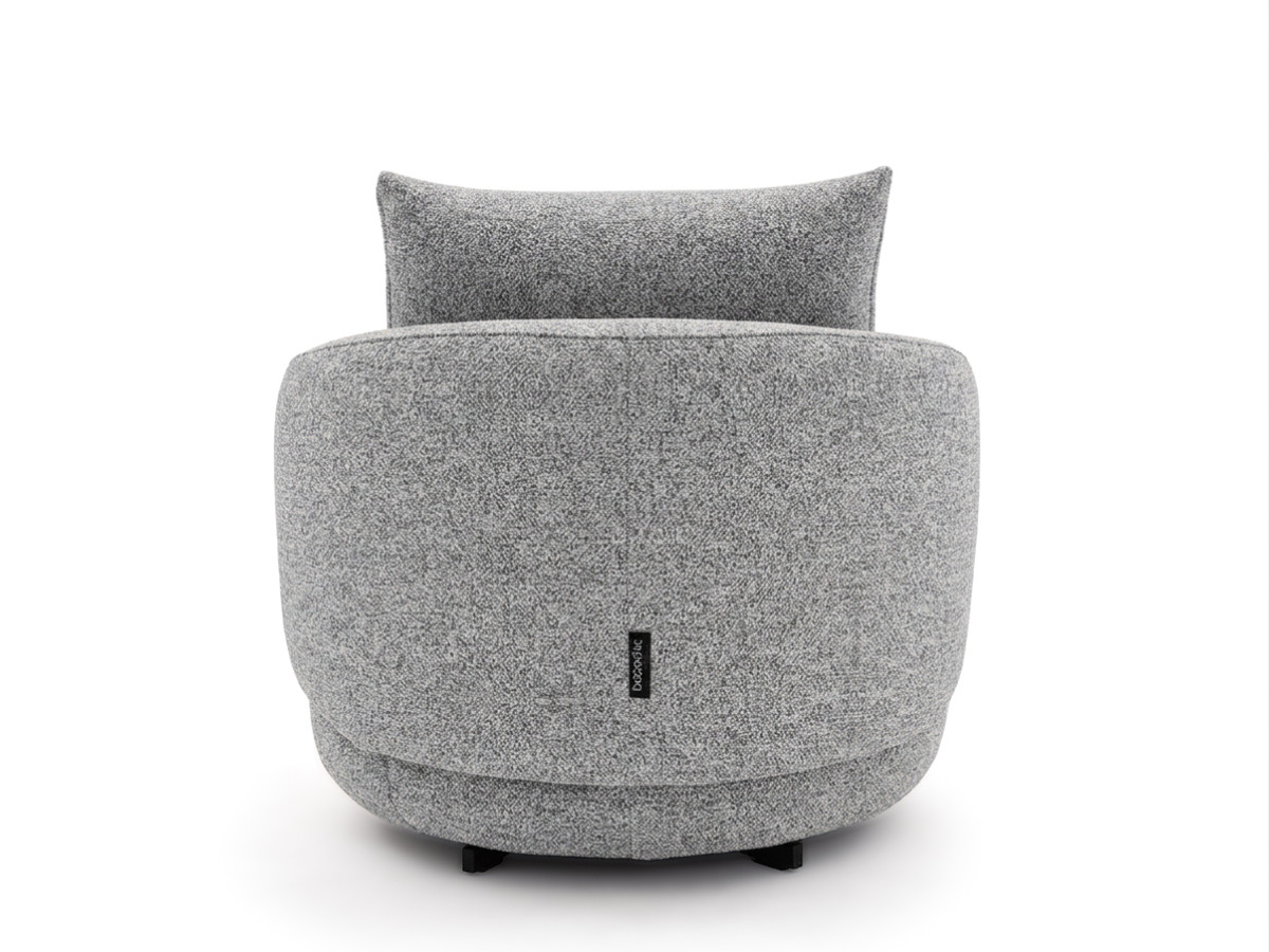 Draaifauteuil LEXIE van gemêleerde stof