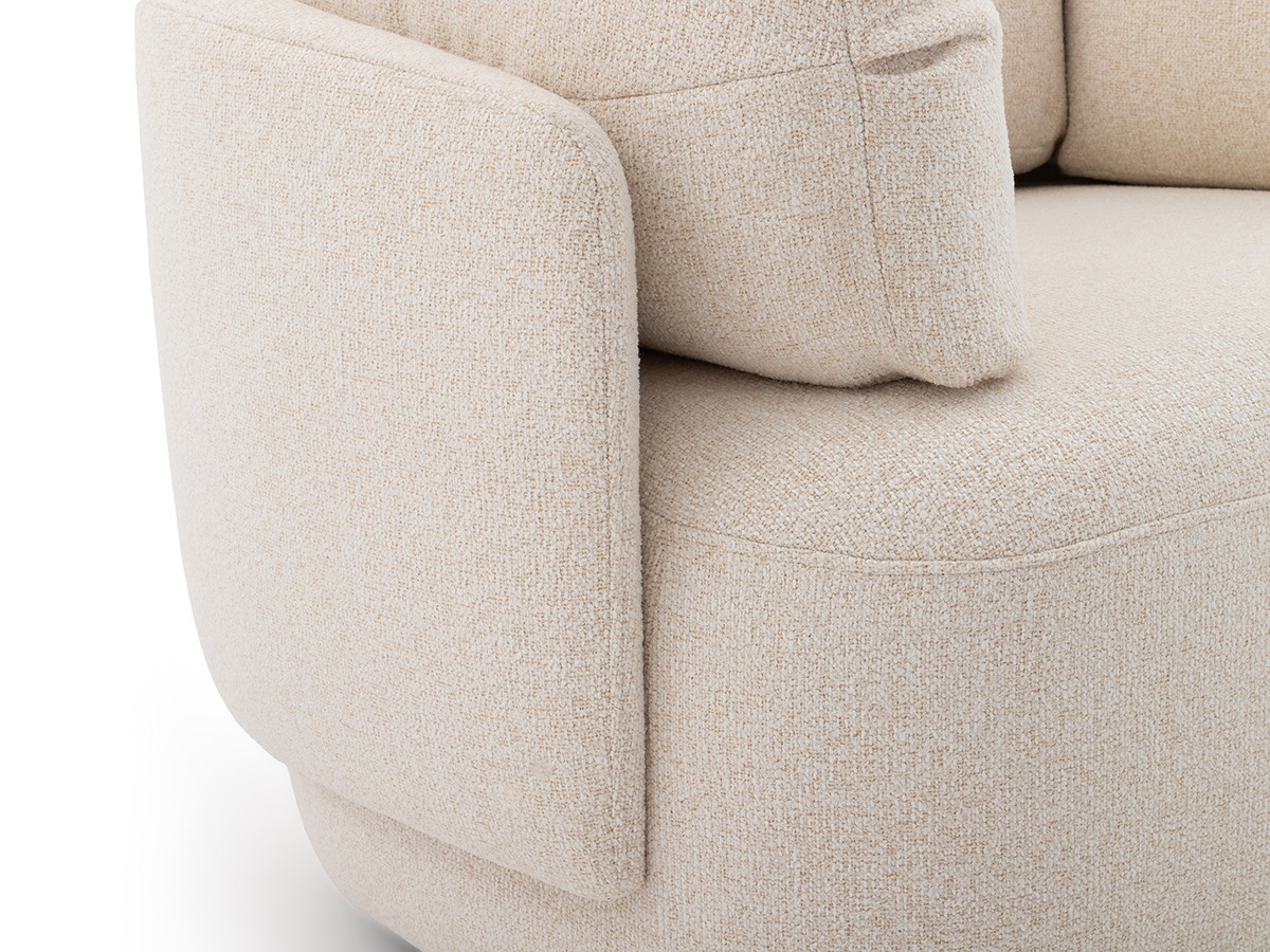 Draaifauteuil MARIO van gemêleerde stof