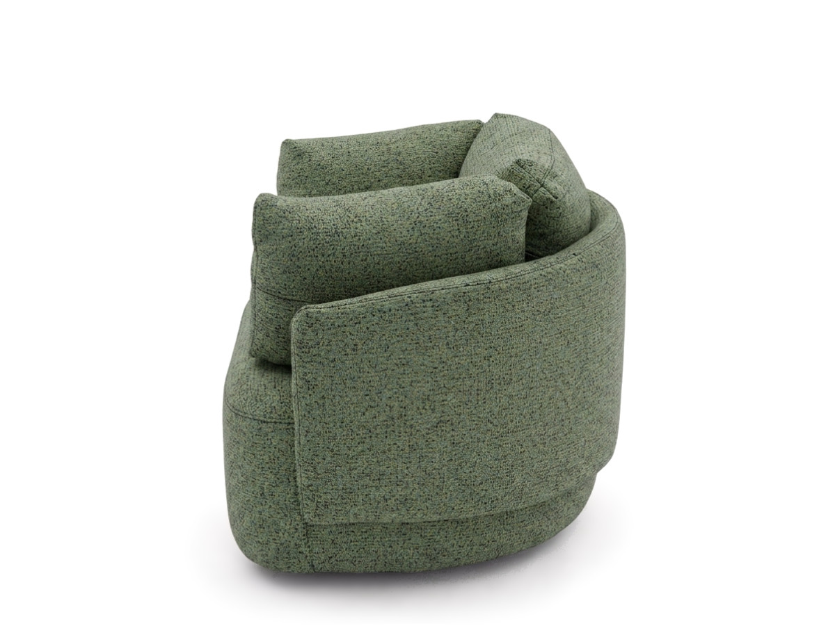 Draaifauteuil MARIO van gemêleerde stof