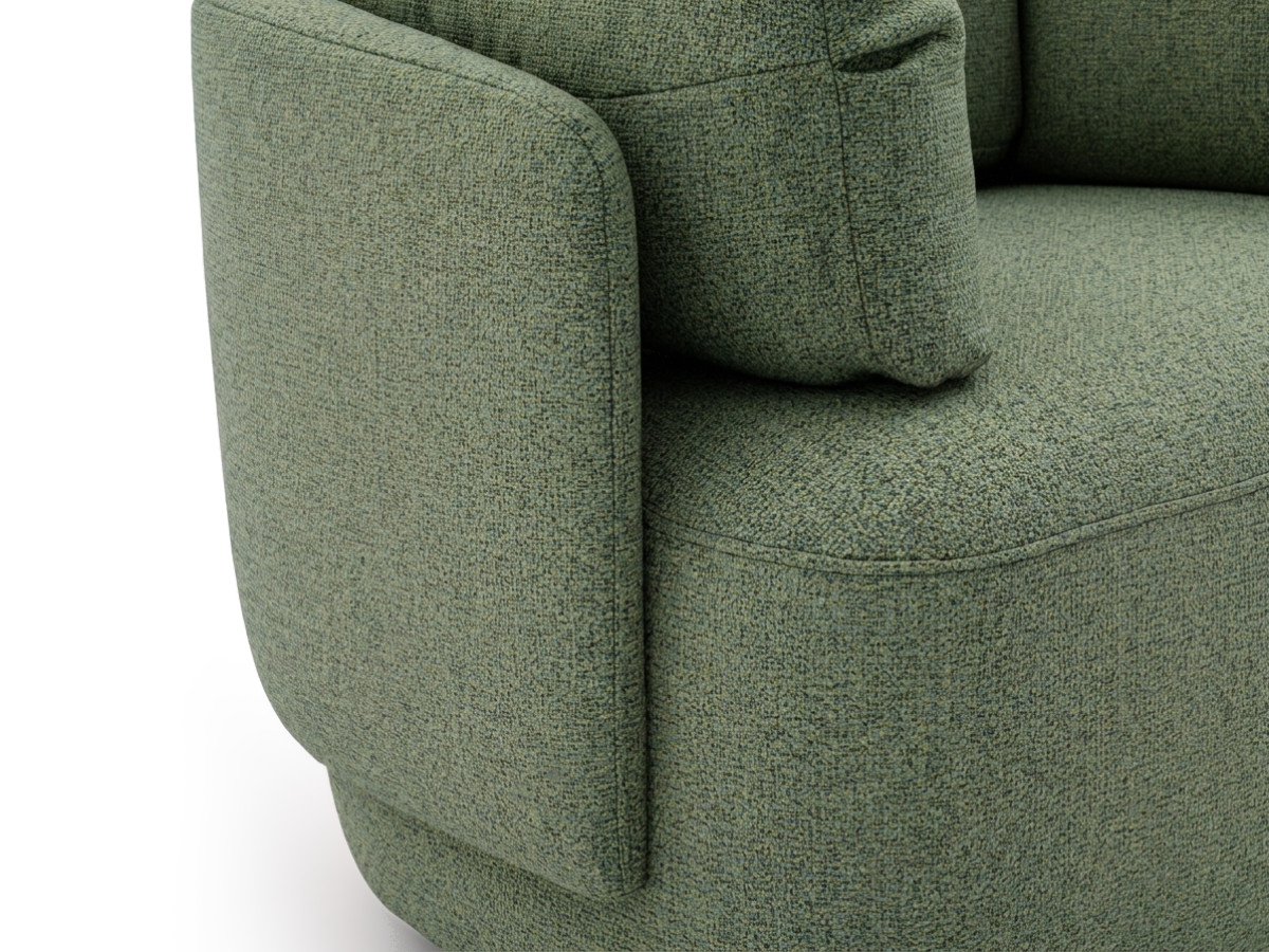 Draaifauteuil MARIO van gemêleerde stof