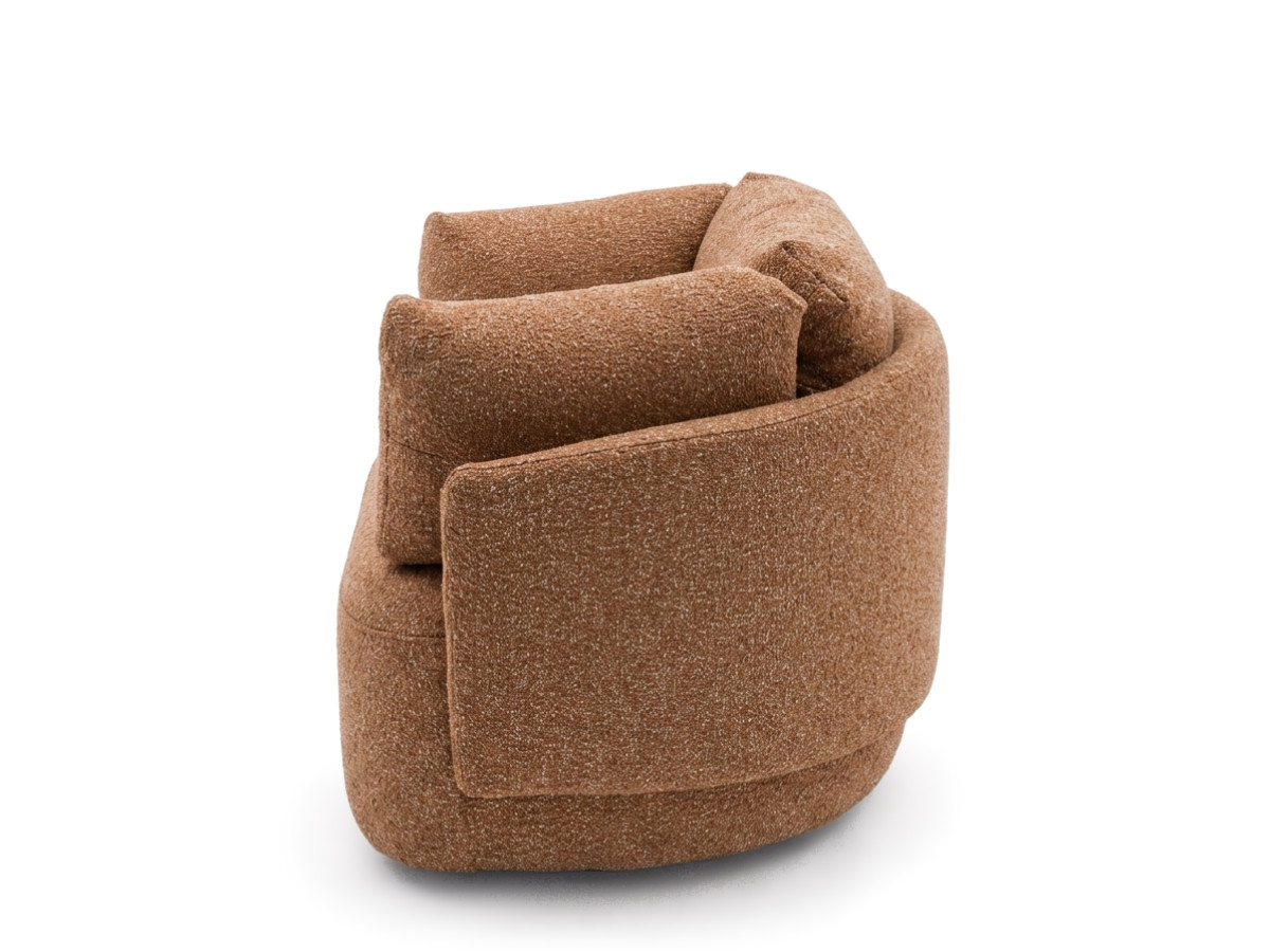 Draaifauteuil MARIO van gemêleerde stof