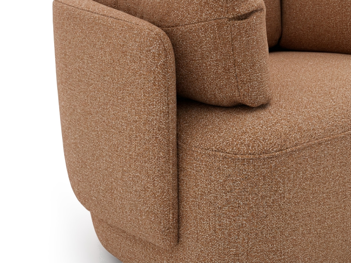 Draaifauteuil MARIO van gemêleerde stof