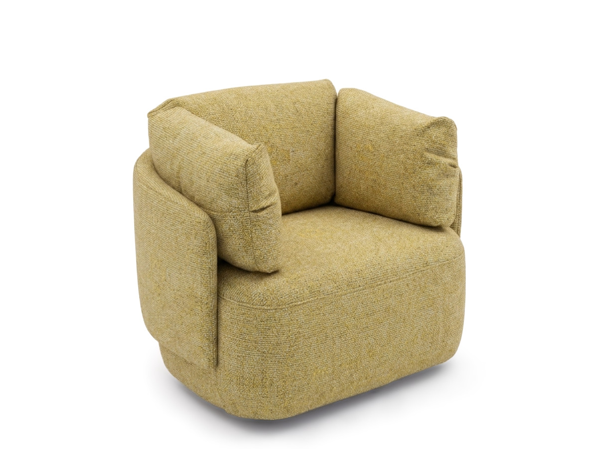 Draaifauteuil MARIO van gemêleerde stof