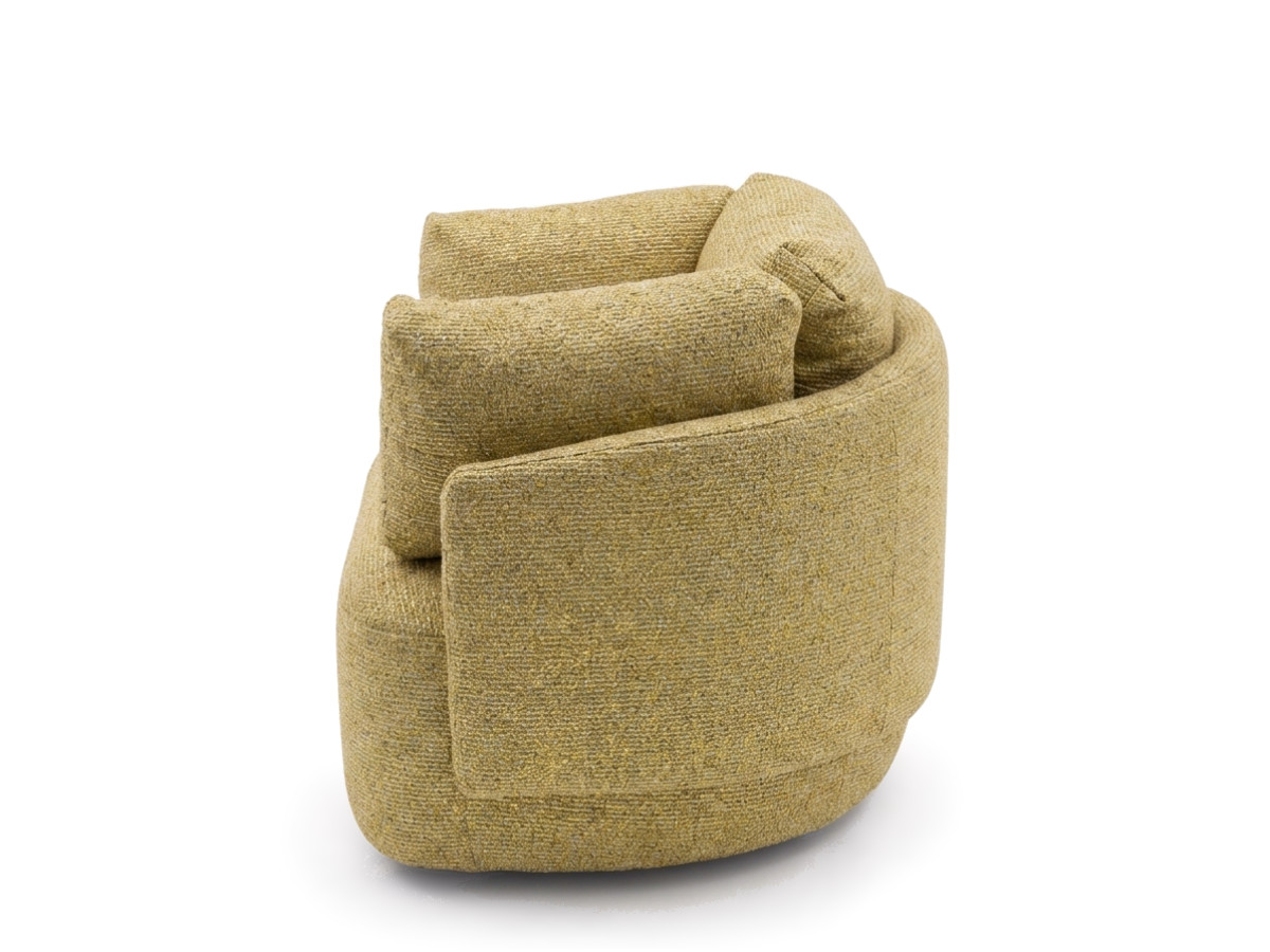 Draaifauteuil MARIO van gemêleerde stof