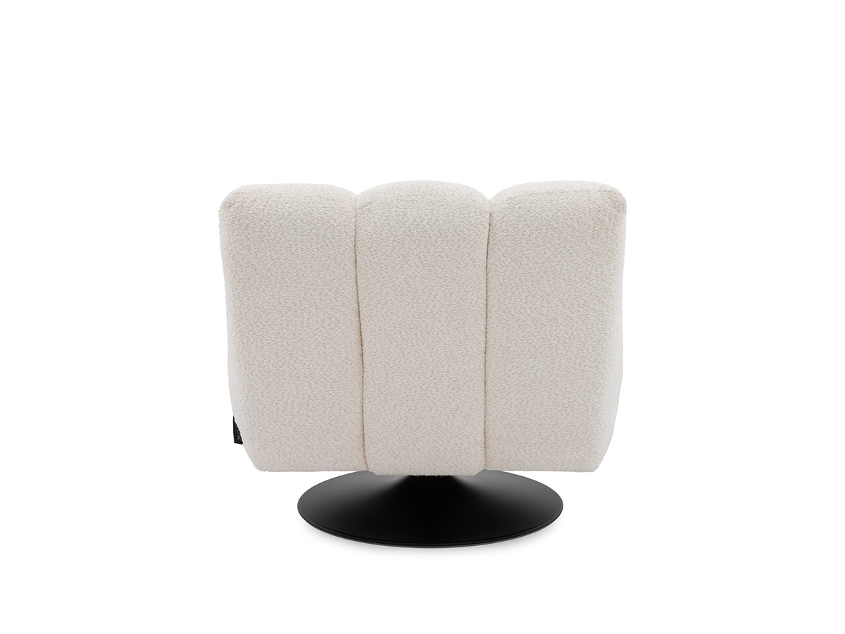 Fauteuil pivotant JANISSAIRE tissu bouclette