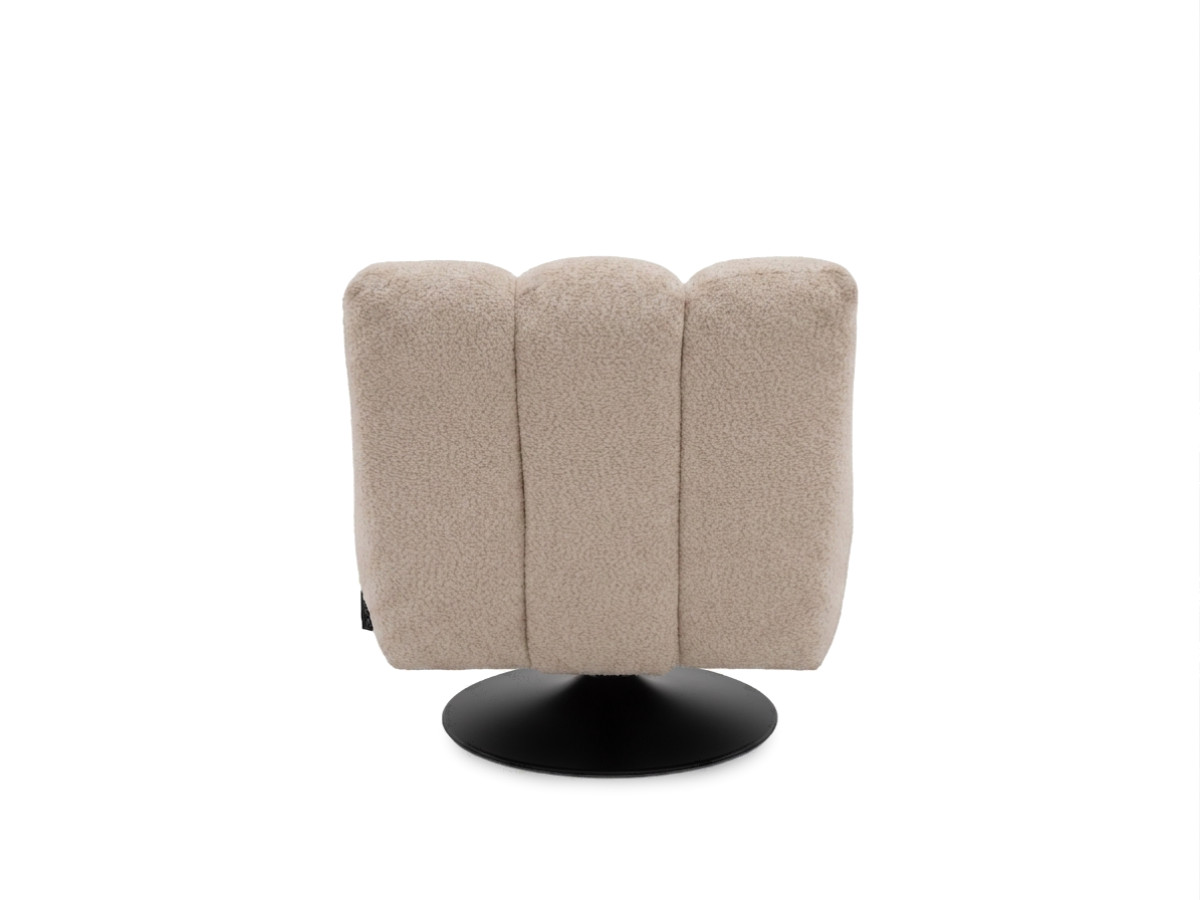 Draaifauteuil JANISSAIRE van boucléstof