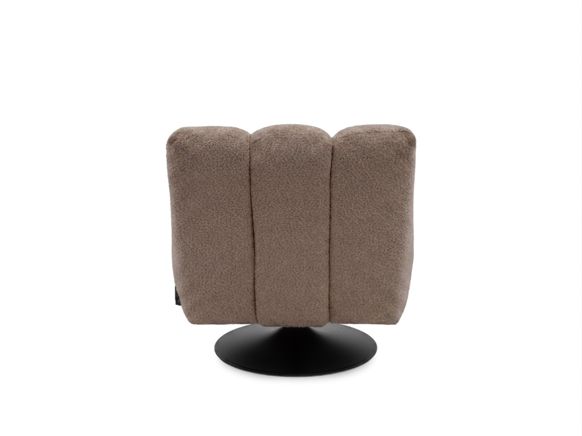 Draaifauteuil JANISSAIRE van boucléstof