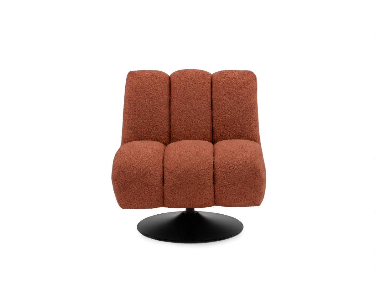 Draaifauteuil JANISSAIRE van boucléstof