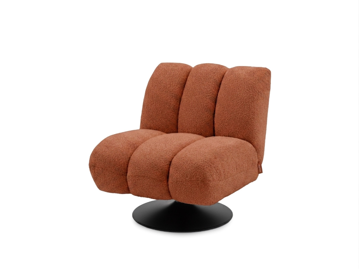 Draaifauteuil JANISSAIRE van boucléstof