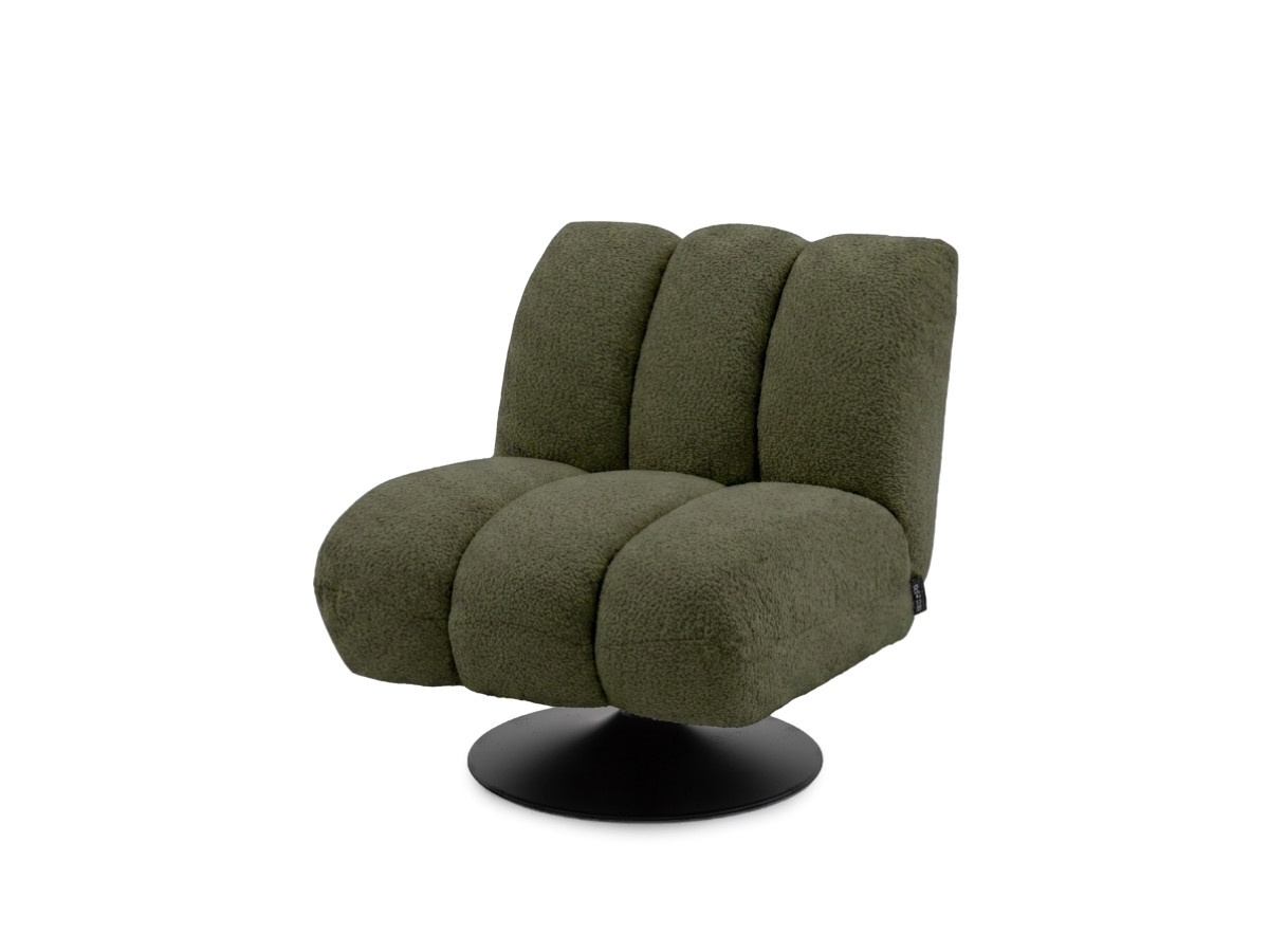 Draaifauteuil JANISSAIRE van boucléstof