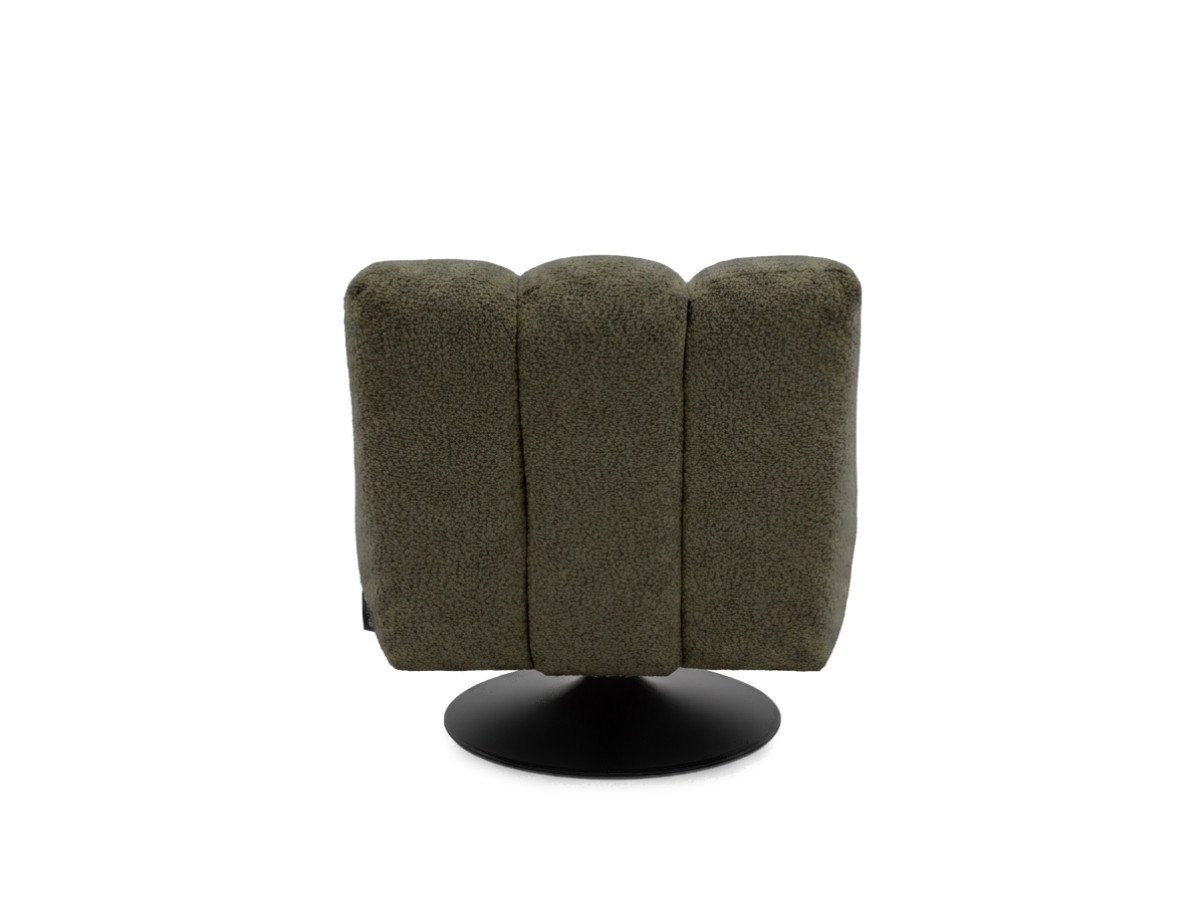 Draaifauteuil JANISSAIRE van boucléstof