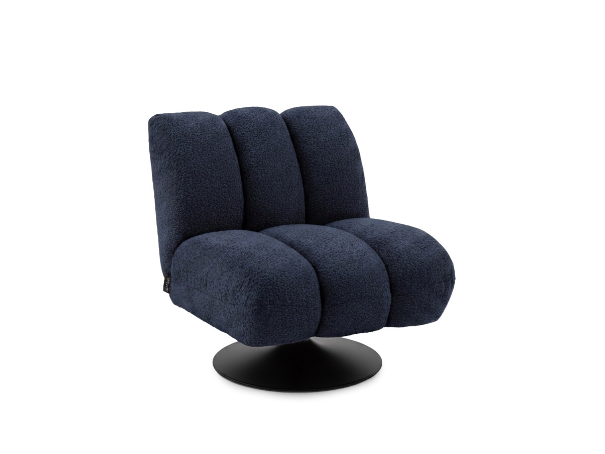 Draaifauteuil JANISSAIRE van boucléstof