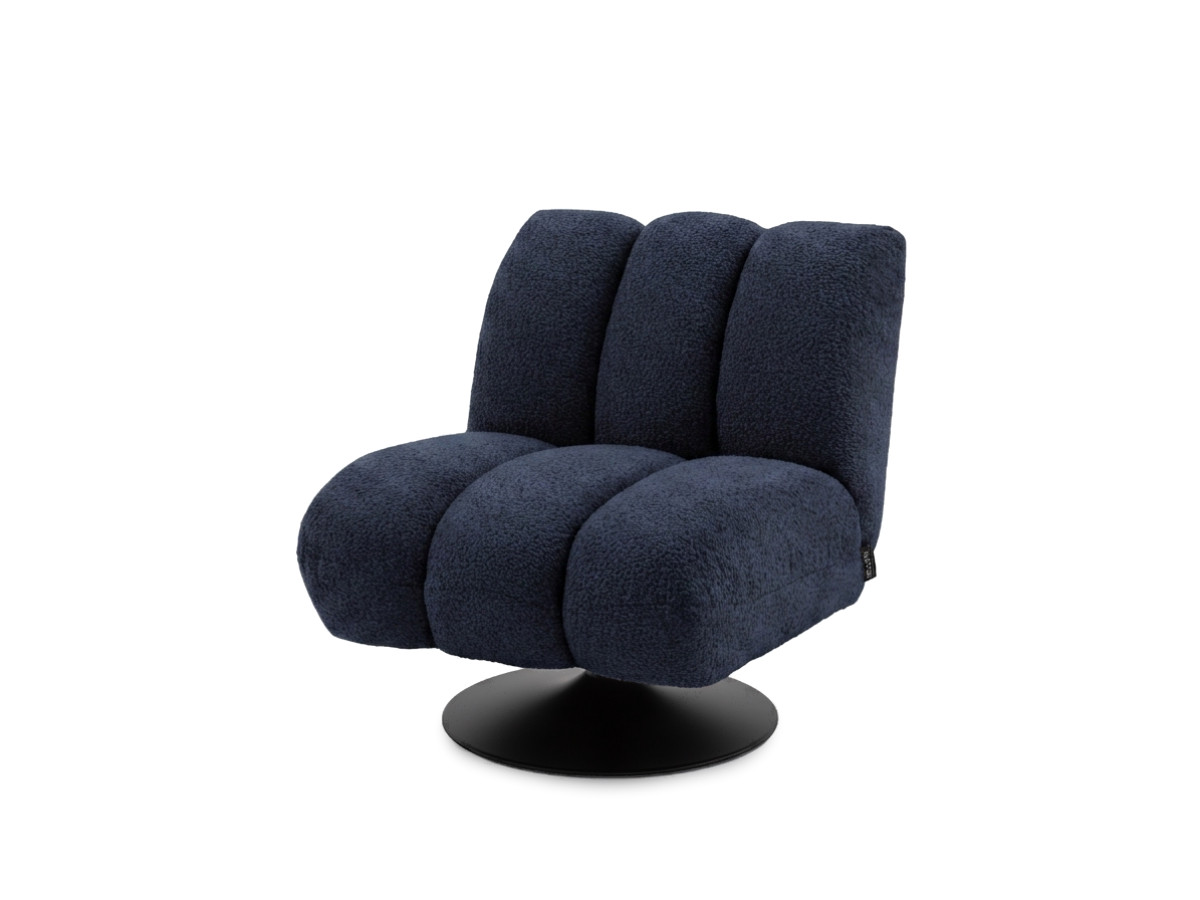 Draaifauteuil JANISSAIRE van boucléstof