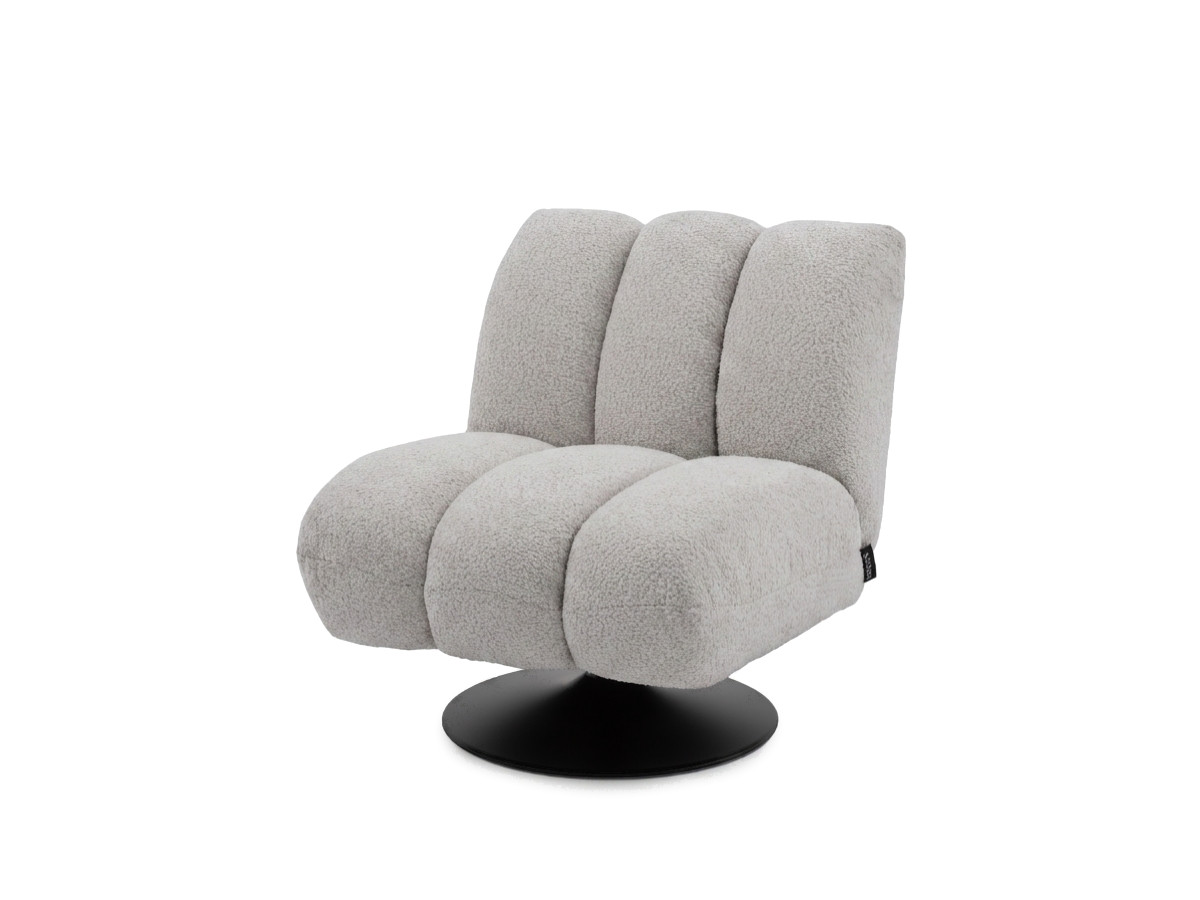 Draaifauteuil JANISSAIRE van boucléstof