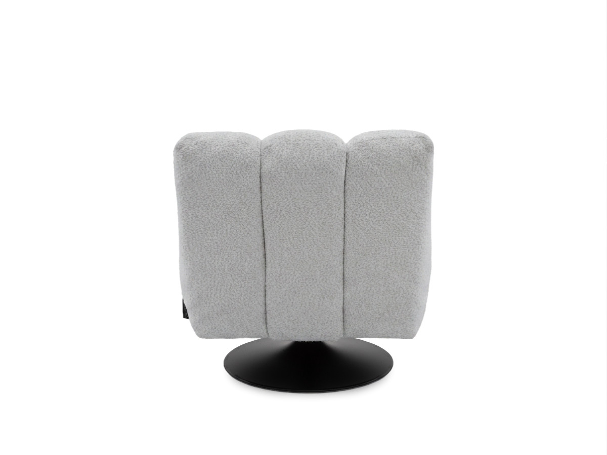 Draaifauteuil JANISSAIRE van boucléstof