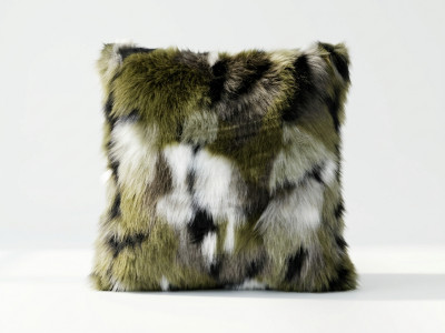 Coussin fausse fourrure RUDY