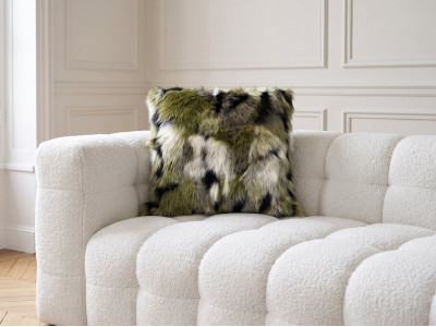 Coussin fausse fourrure RUDY