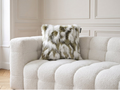 Coussin fausse fourrure LESLIE