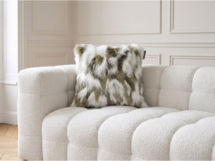 Coussin fausse fourrure LESLIE