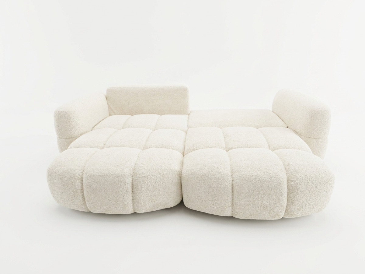 Canapé d'angle réversible MADISON tissu texturé