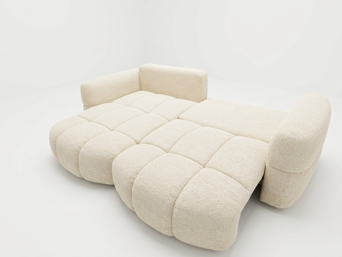 Canapé d'angle réversible MADISON tissu texturé