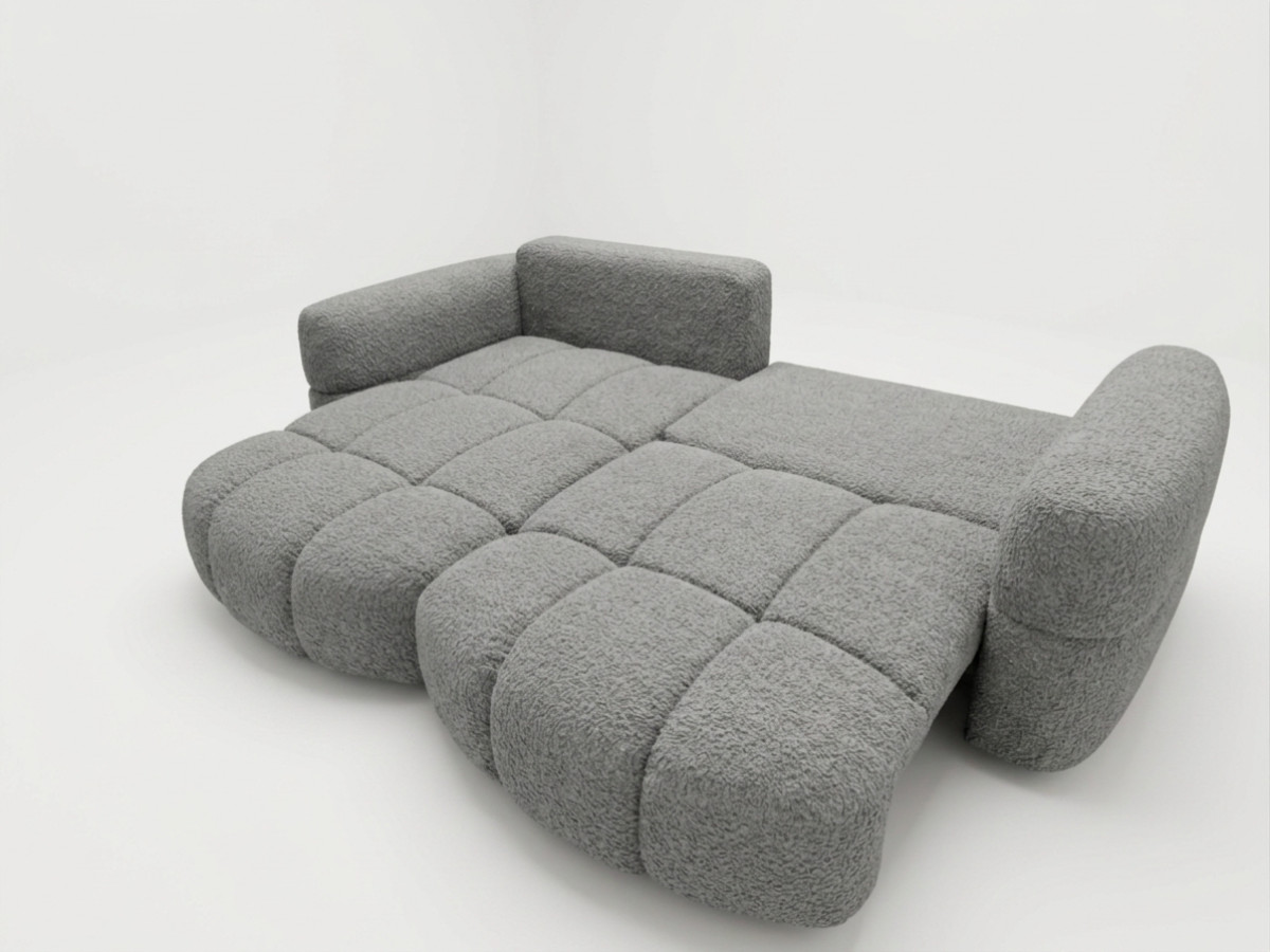 Canapé d'angle réversible MADISON tissu texturé