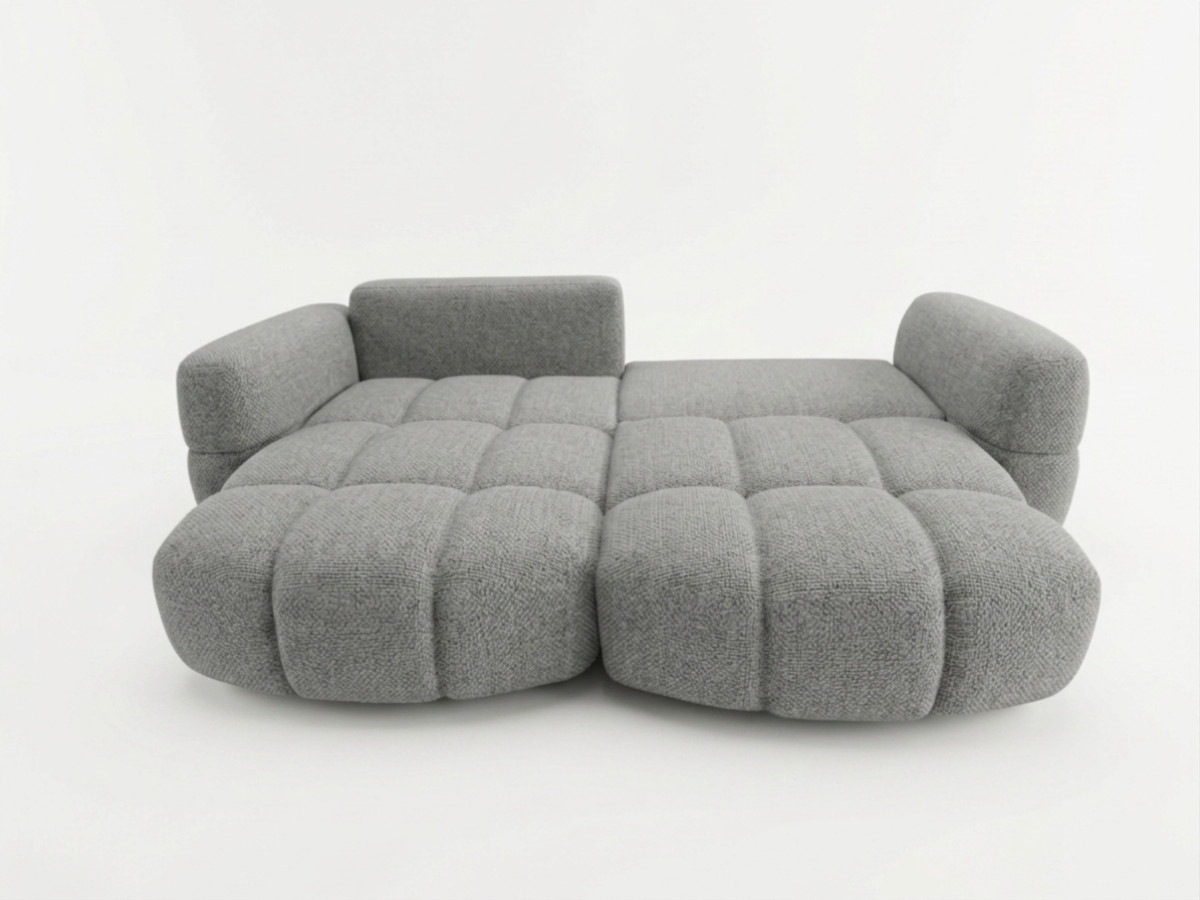 Canapé d'angle réversible MADISON tissu texturé