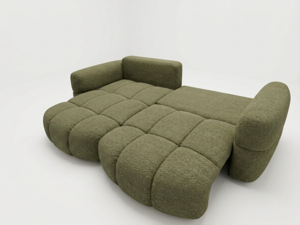 Canapé d'angle réversible MADISON tissu texturé