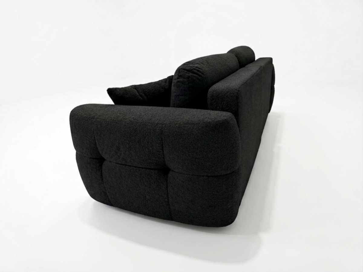 Canapé d'angle réversible MADISON tissu texturé