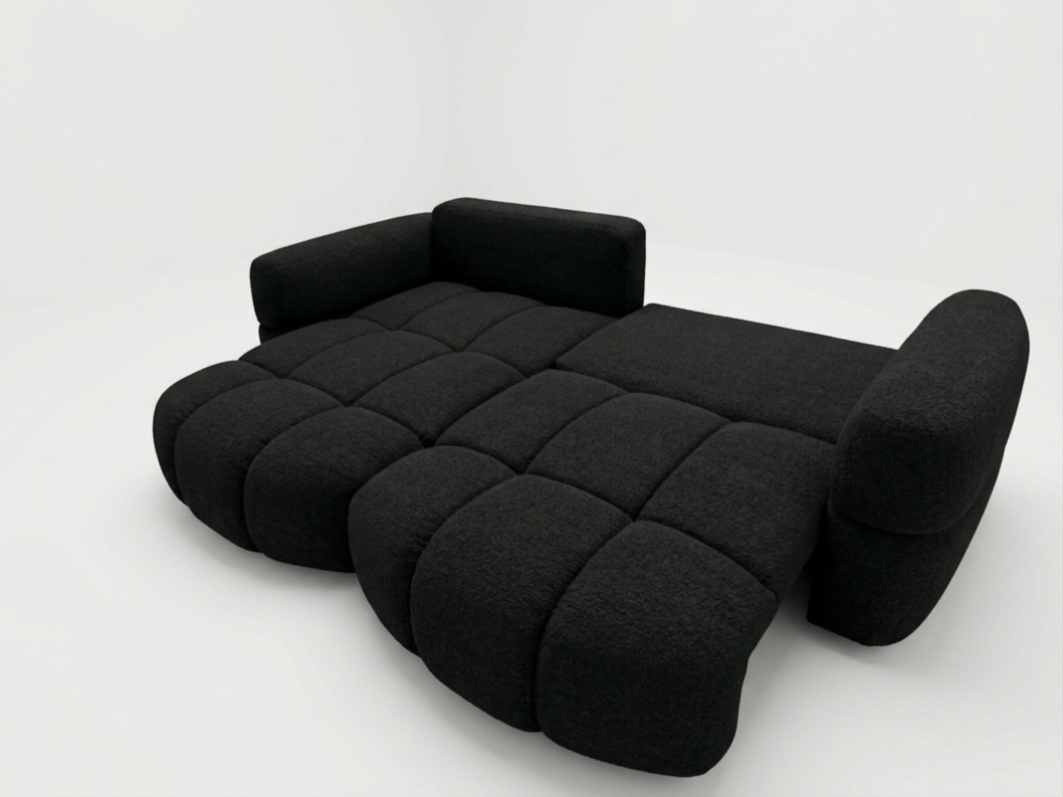Canapé d'angle réversible MADISON tissu texturé
