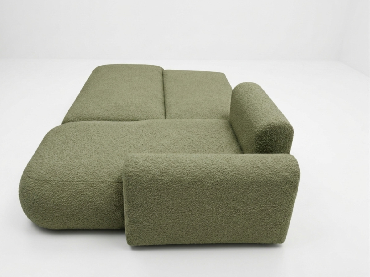 Hoekzetel TANGO, converteerbaar, in boucléstof