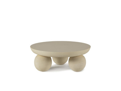 Table basse D.90 cm ALINE pieds ronds