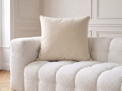 Coussin velours brodé MELROSE