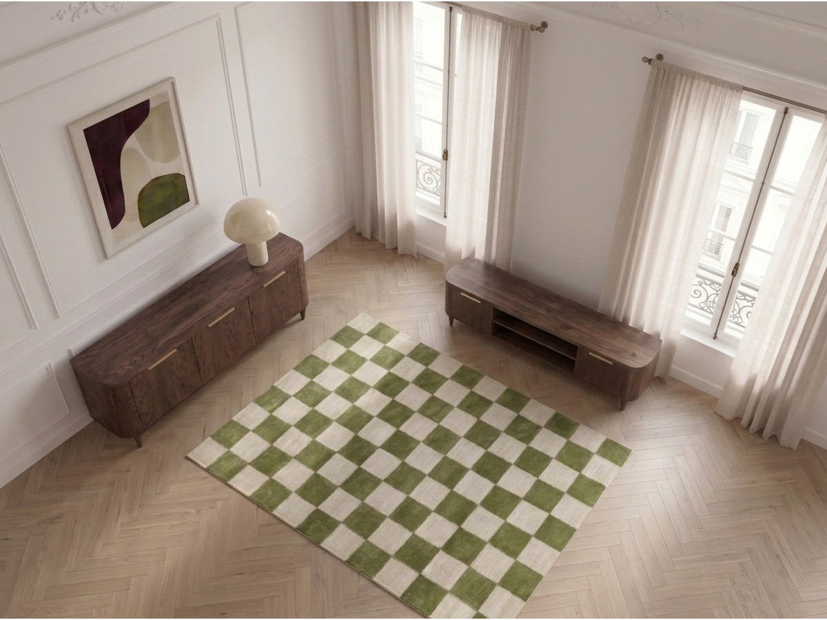 Ensemble MAZARGUES avec buffet 180 cm + meuble TV 180 cm placage chêne massif