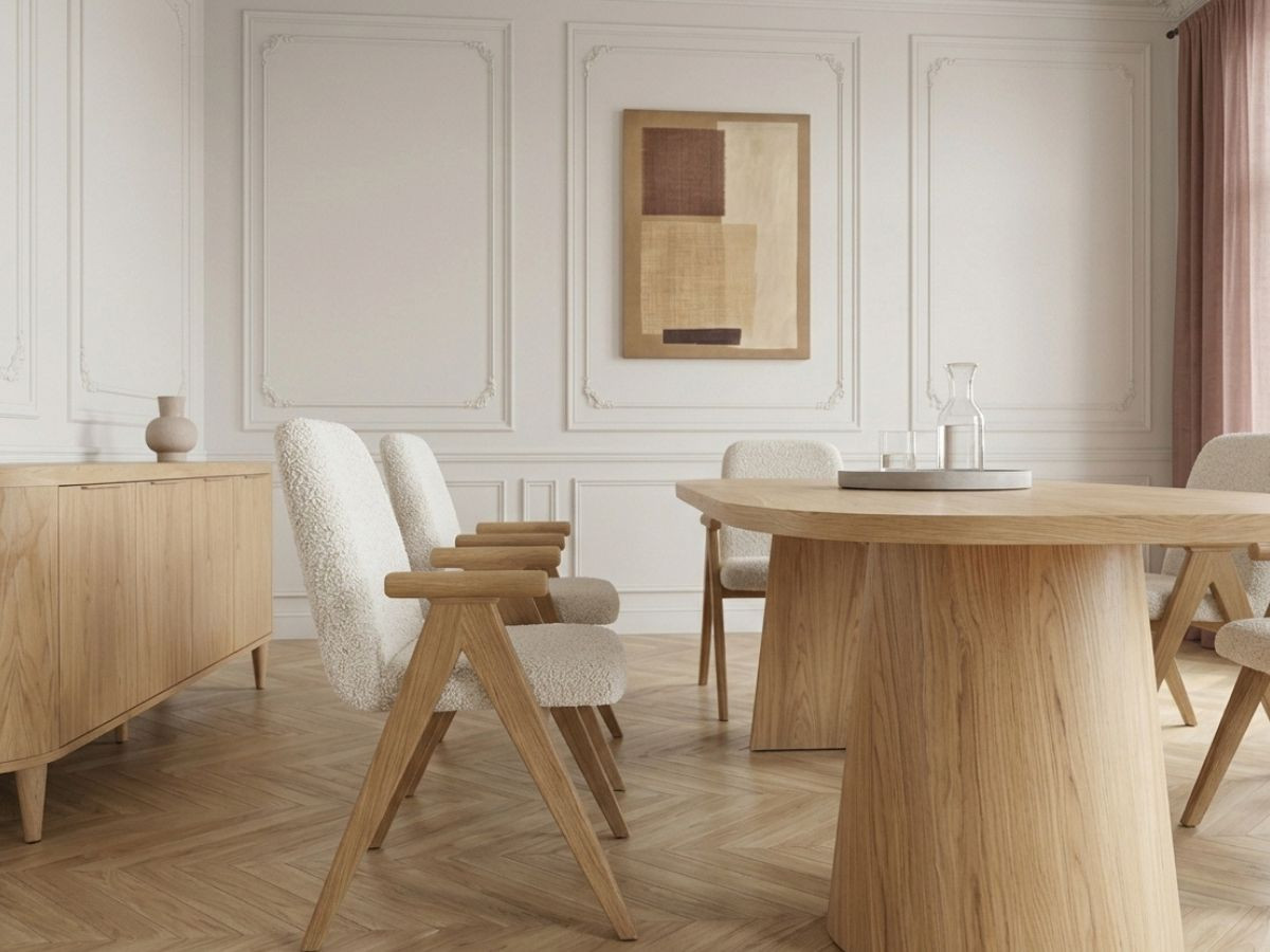 Ensemble MAZARGUES avec table à manger et chaises PAGNOL + buffet 200 cm