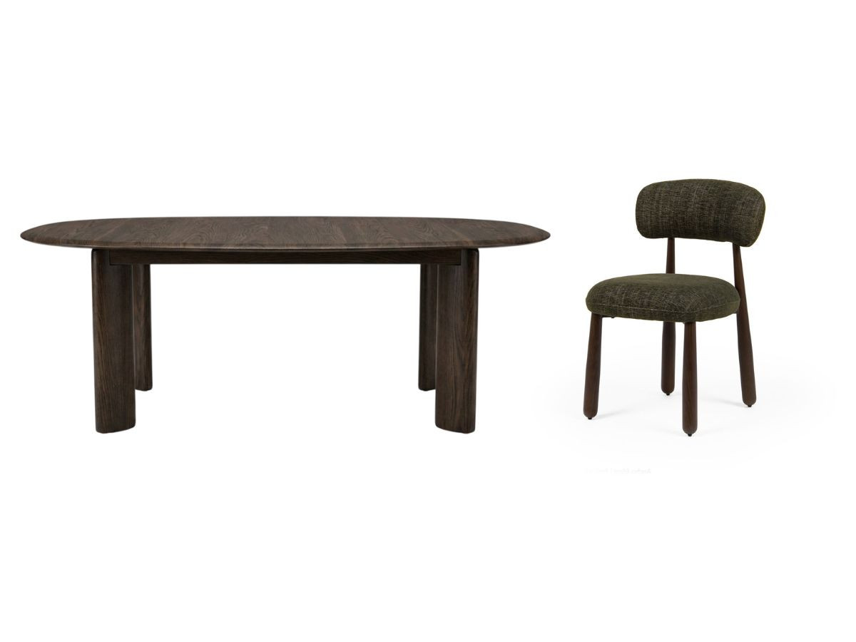 Ensemble GRACE avec table à manger extensible 220 à 280 cm + lots de chaises DAUPHINE