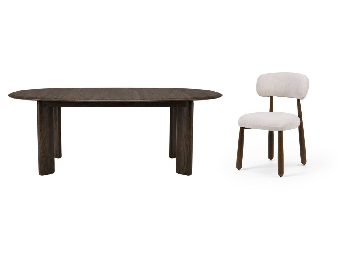 Ensemble GRACE avec table à manger extensible 220 à 280 cm + lots de chaises DAUPHINE
