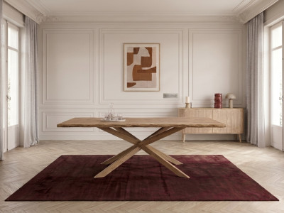 Table à manger extensible ZELIE chêne massif
