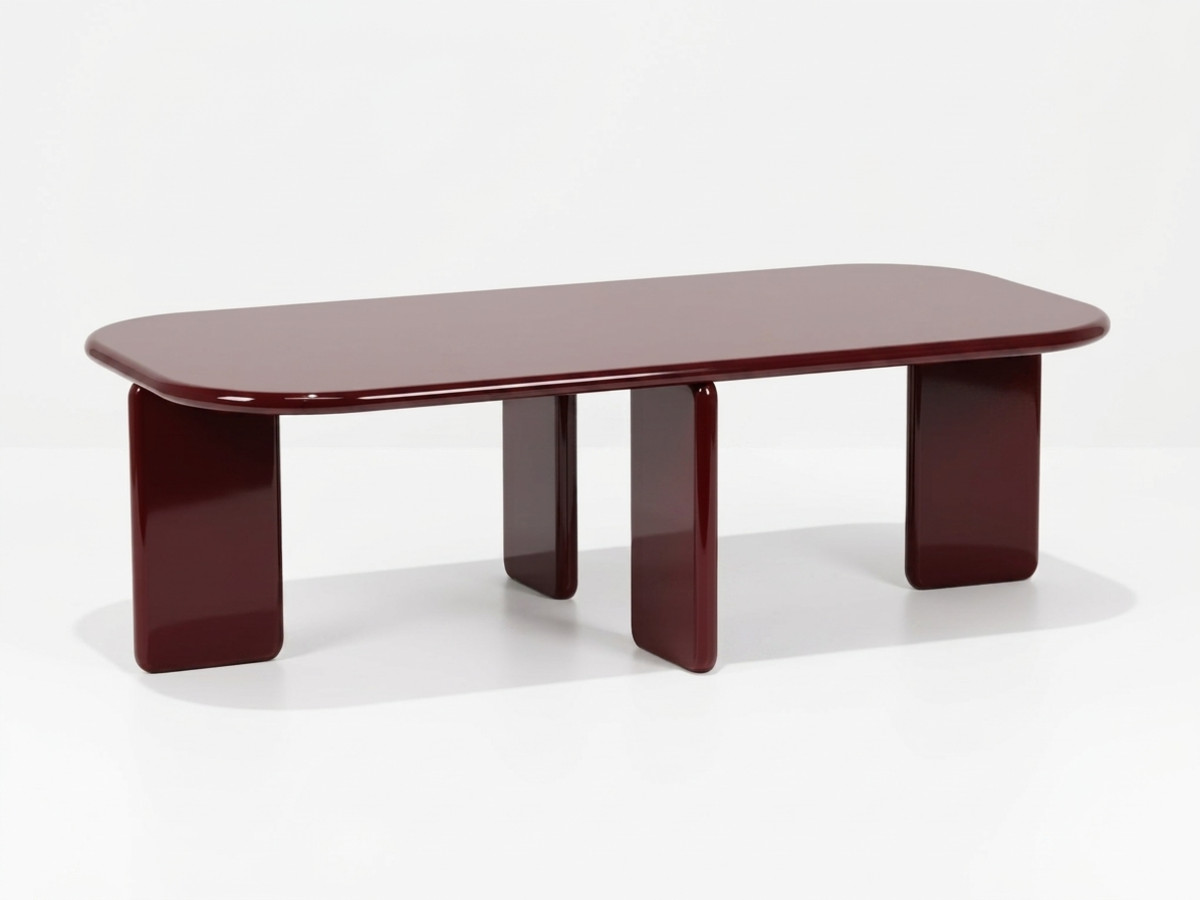 Rechthoekige salontafel 120 cm MARINE gelakt
