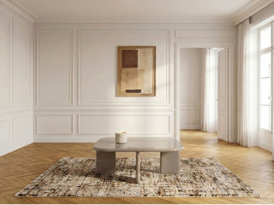 Table basse carrée 88 cm MARINE laquée